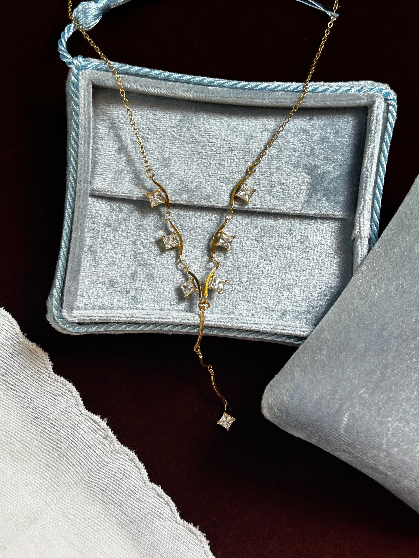 Aira Y Drop Necklace