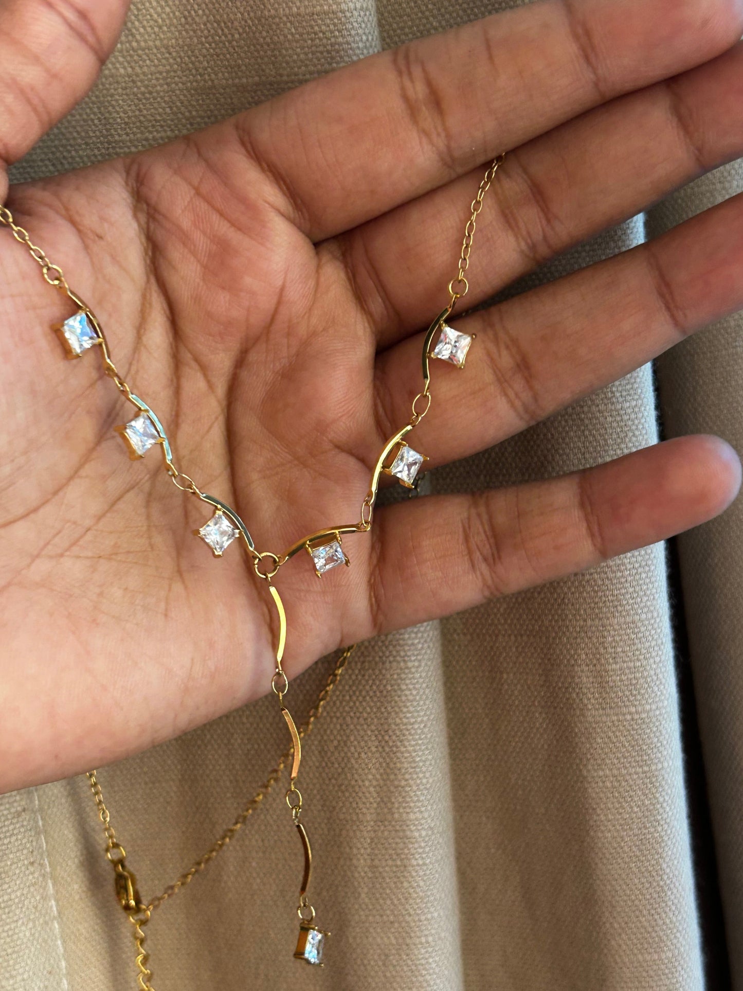 Aira Y Drop Necklace