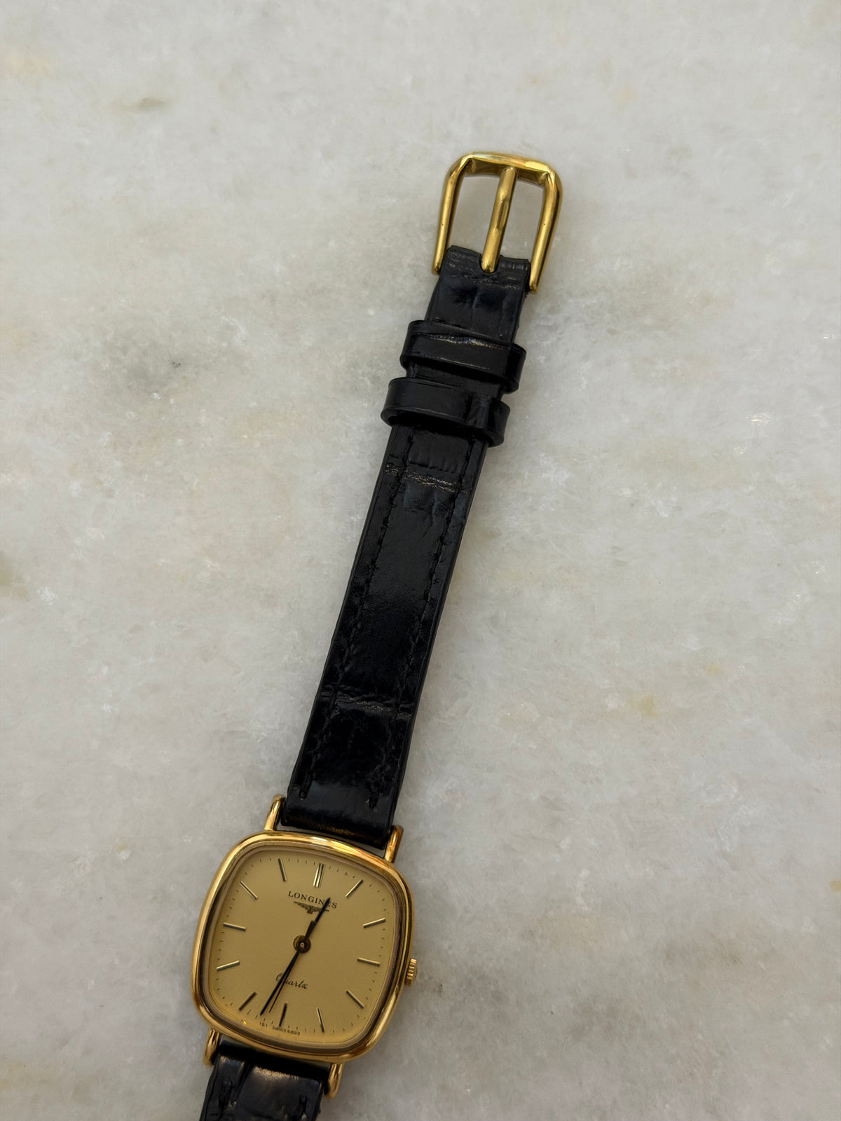 Vintage Longines L151.2 Gold-Plated Dress Watch – 1980s Swiss Quartz