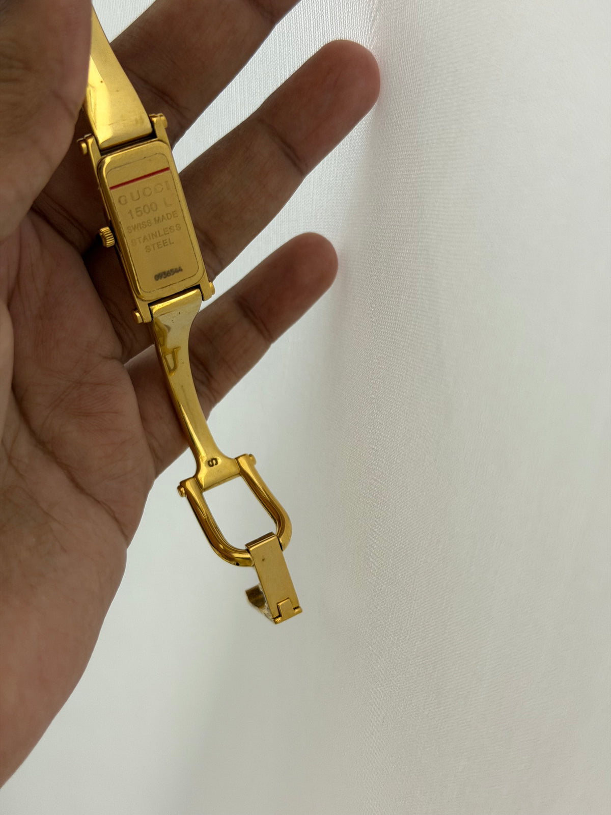 Vintage Gucci White Mop Dial 1500L Watch- Excellent Condition