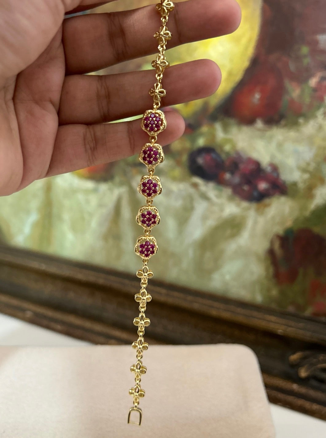 Ruby Rose Link Bracelet