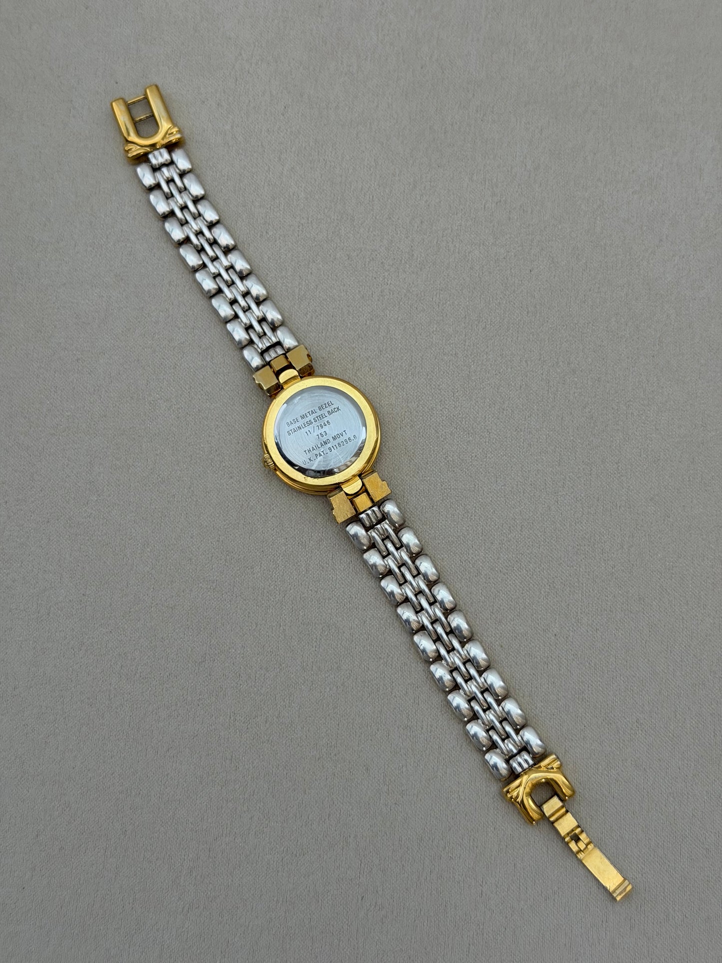 Vintage Anne Klein Reversible Interchangeable-Bezel Watch