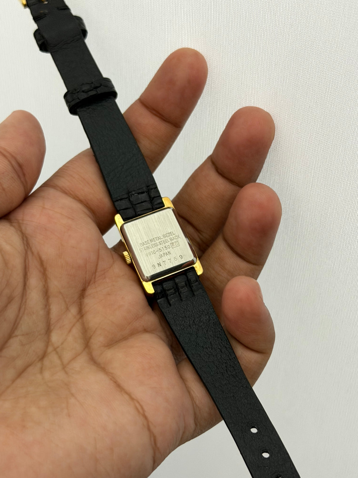 Vintage Current Quartz Tank Watch - 1980s