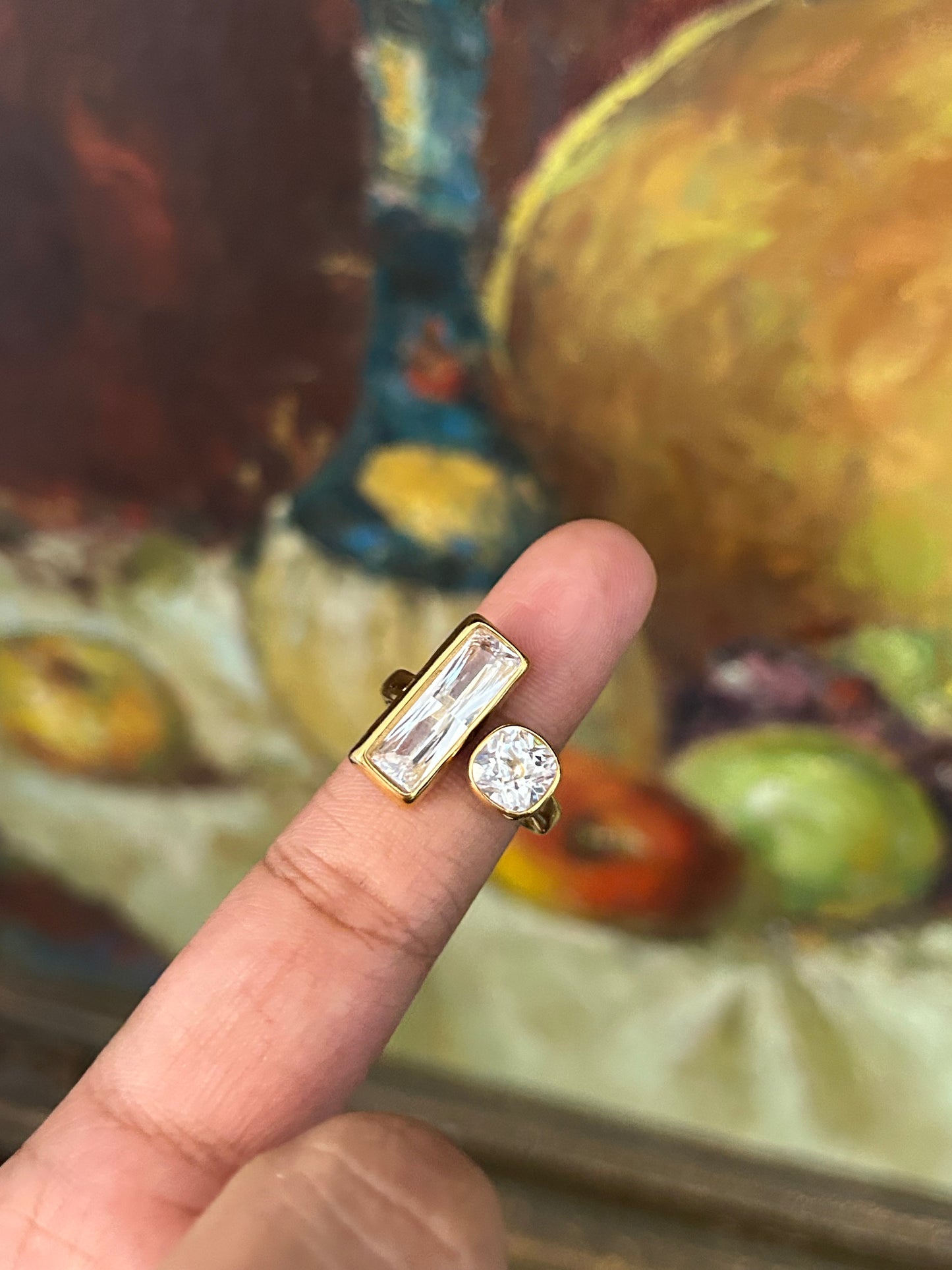 Midnight In Milan Stainless Steel Ring