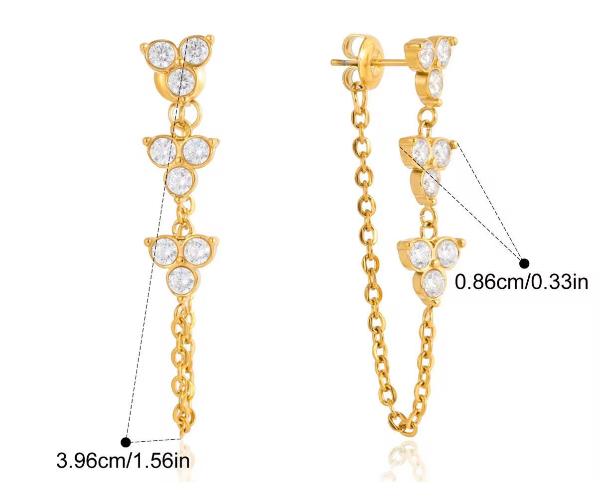 Petal Cascade Earrings