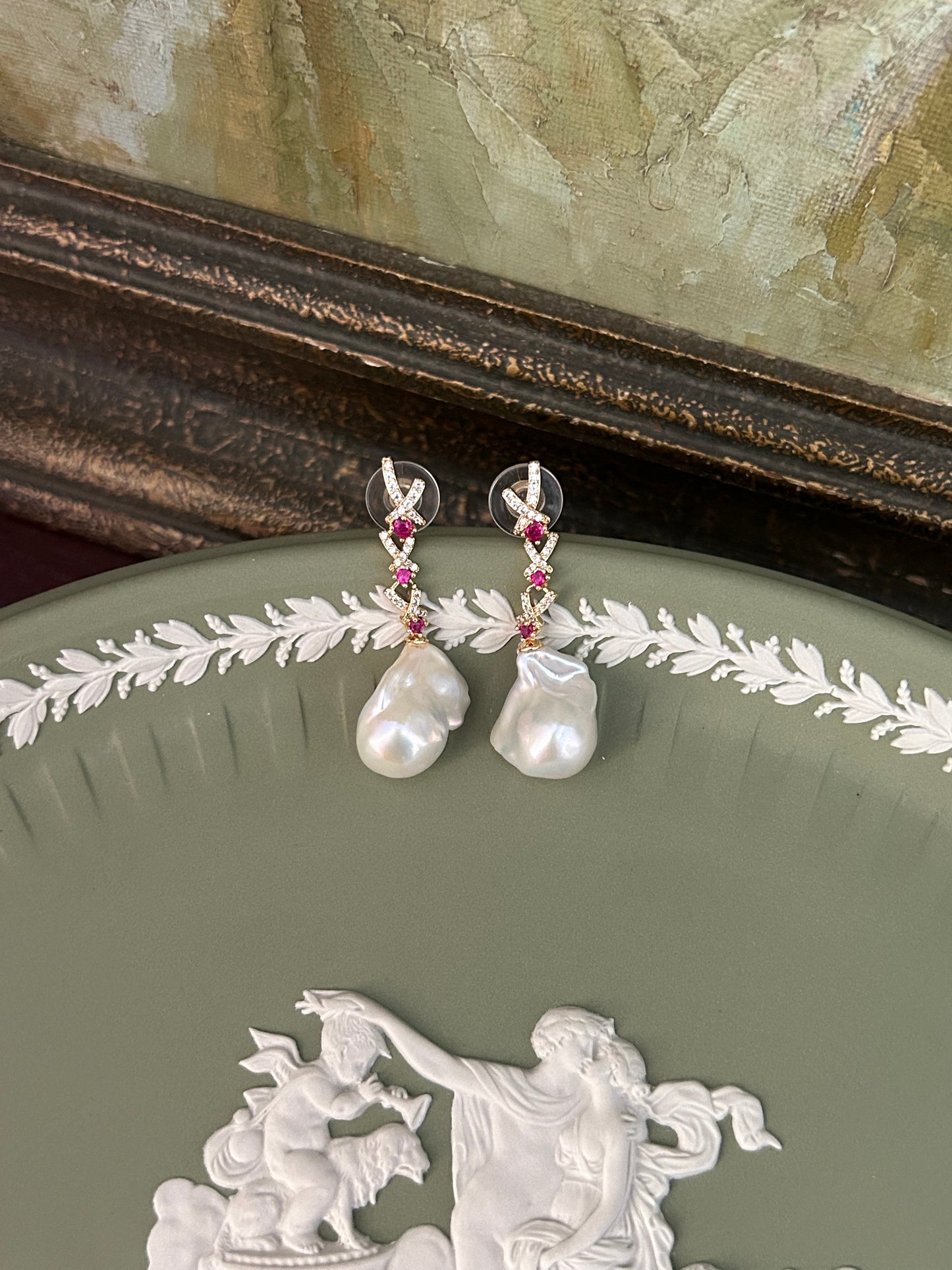 The Rosalind Pearl Earrings