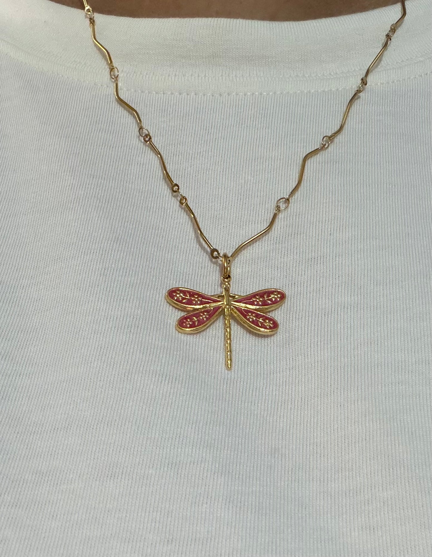 Dragonfly Charm Necklace