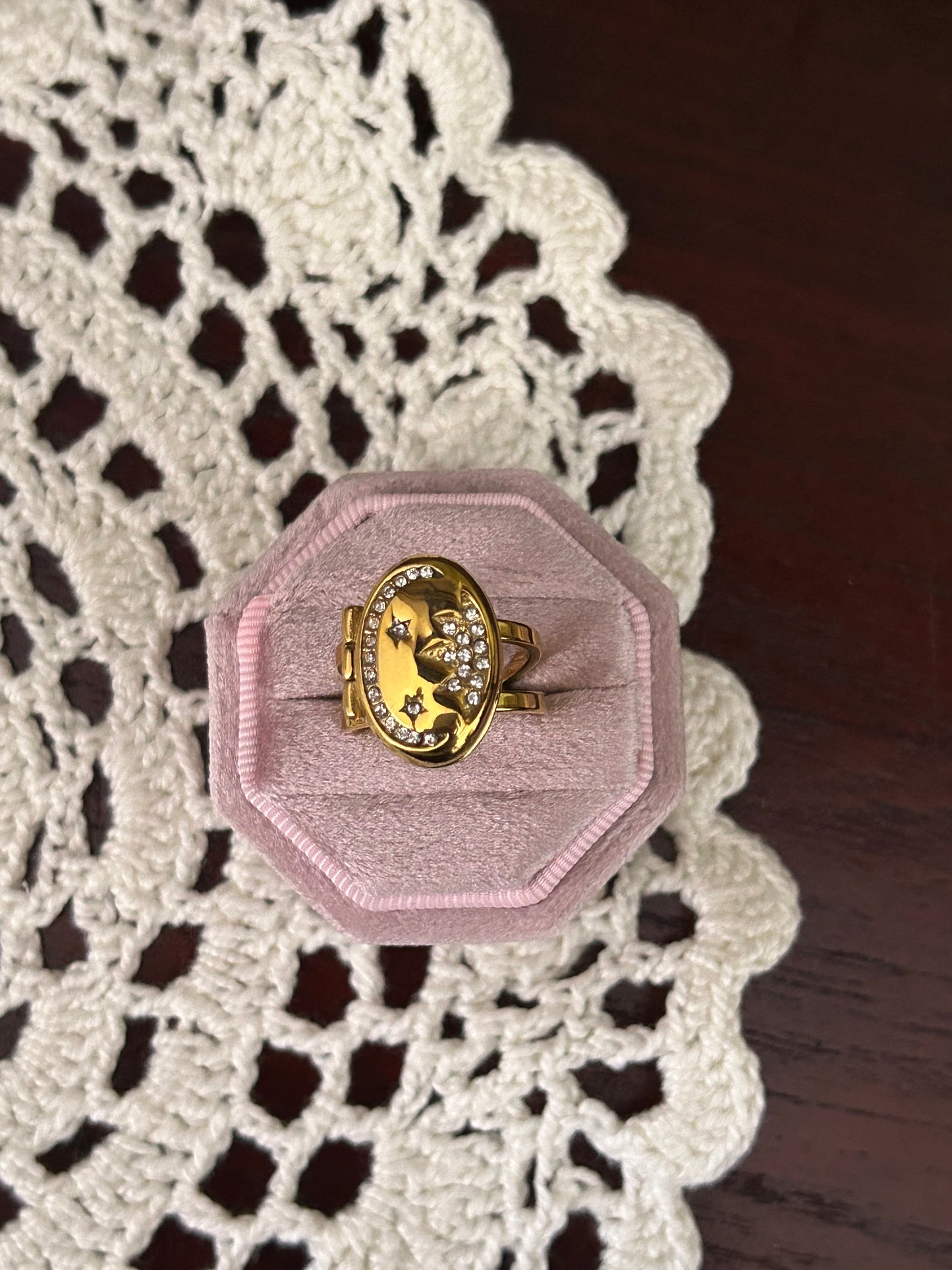 The Keepsake Locket Ring