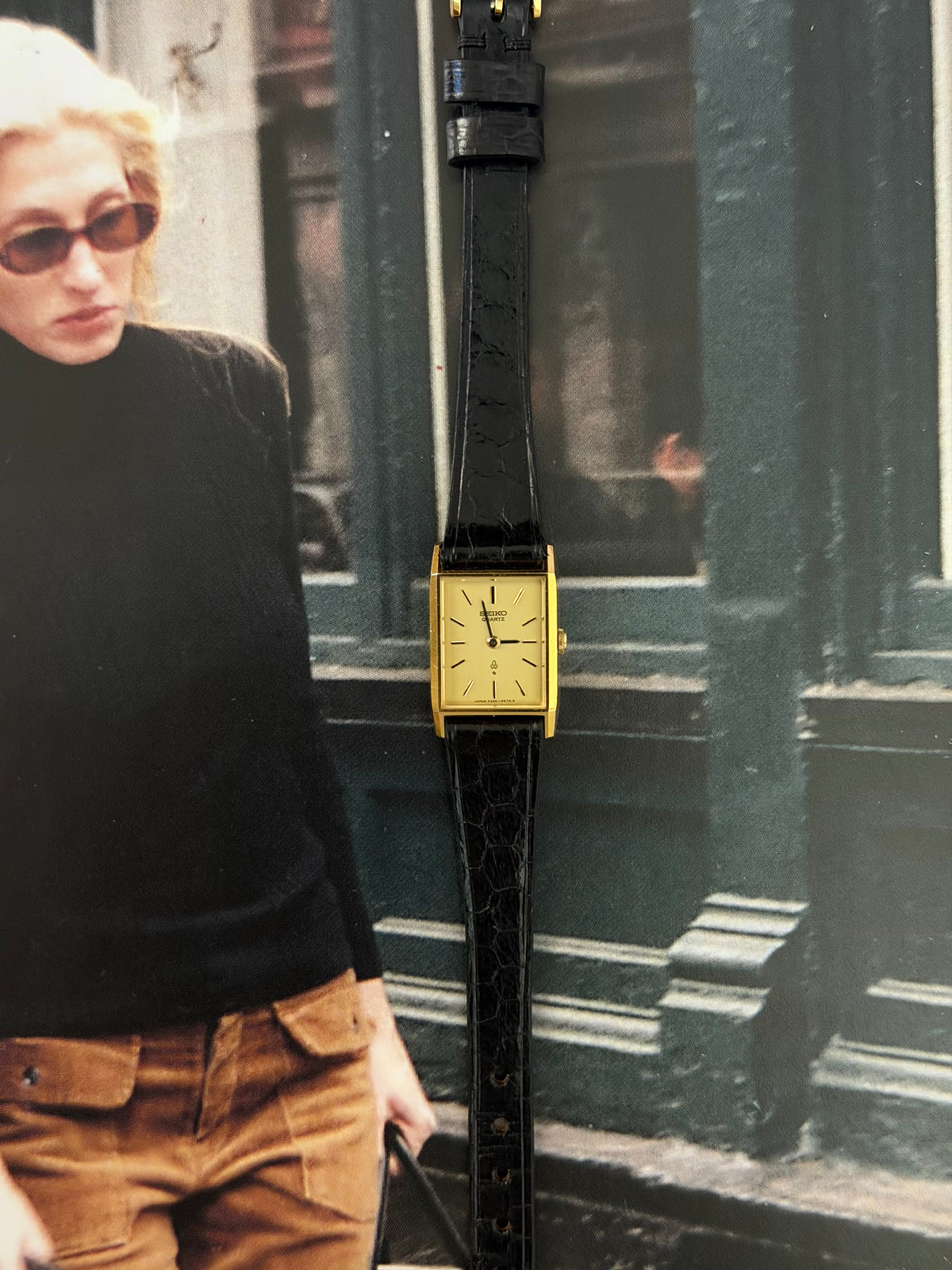 Rare Vintage Seiko Tank Quartz Watch