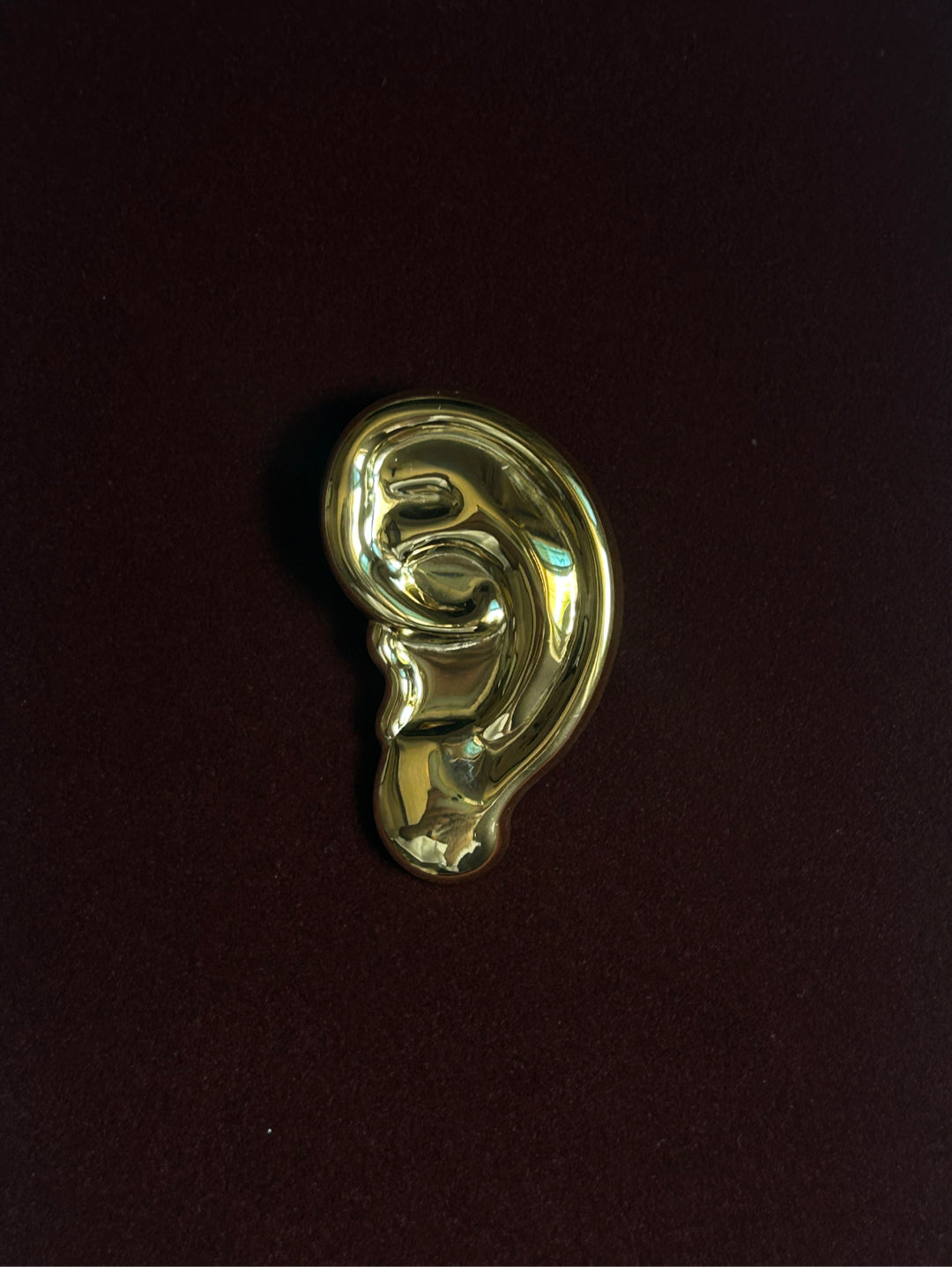 Sculpt Ear Stainless Steel Brooch