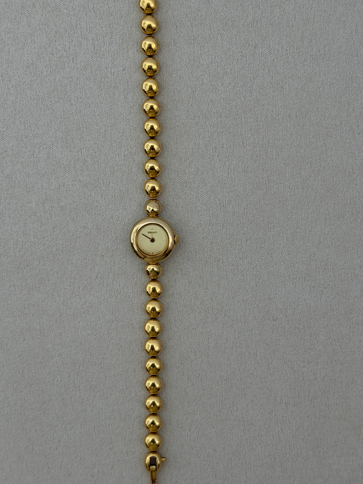 Vintage Seiko Bubble Bracelet Quartz Watch - Gold