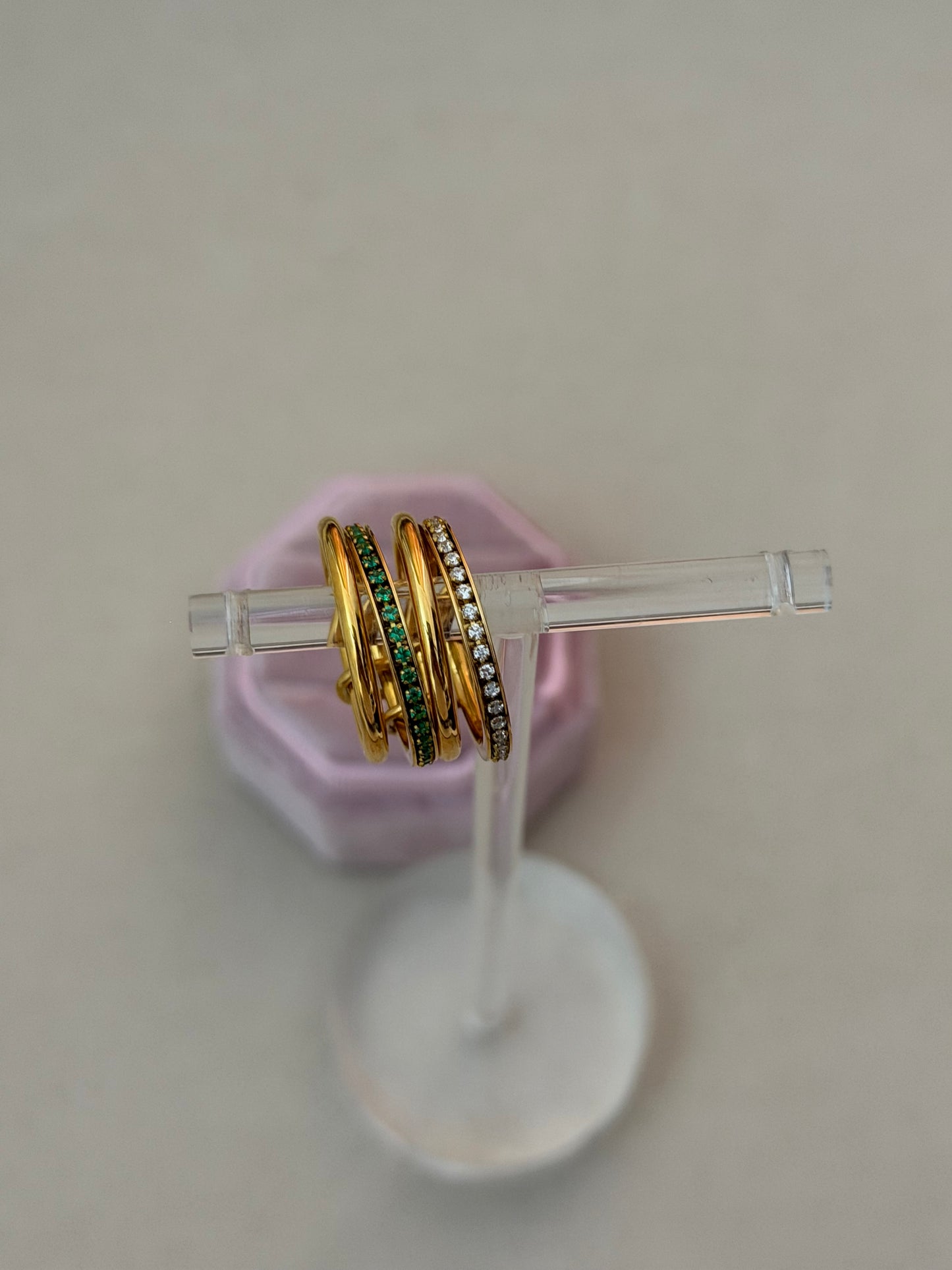 Multi Layer Stack Ring US Size 6