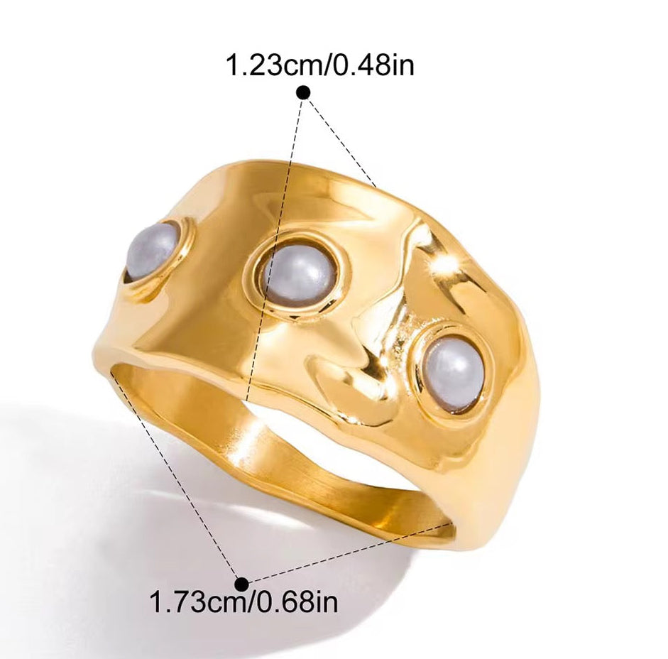 Vanilla Pearl Ring