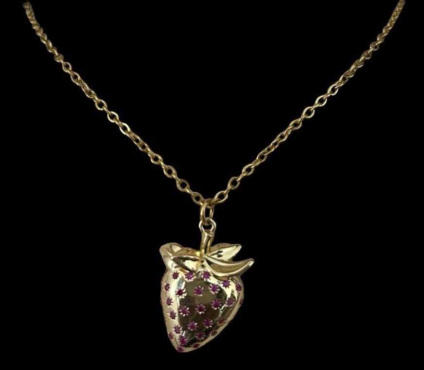 Strawberry Kiss Necklace