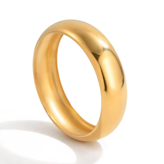 Stainless Steel Vintage Style Plain Bangle