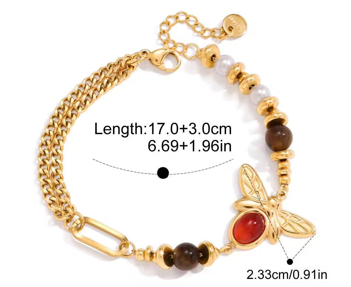 Beehaven Agate Bracelet