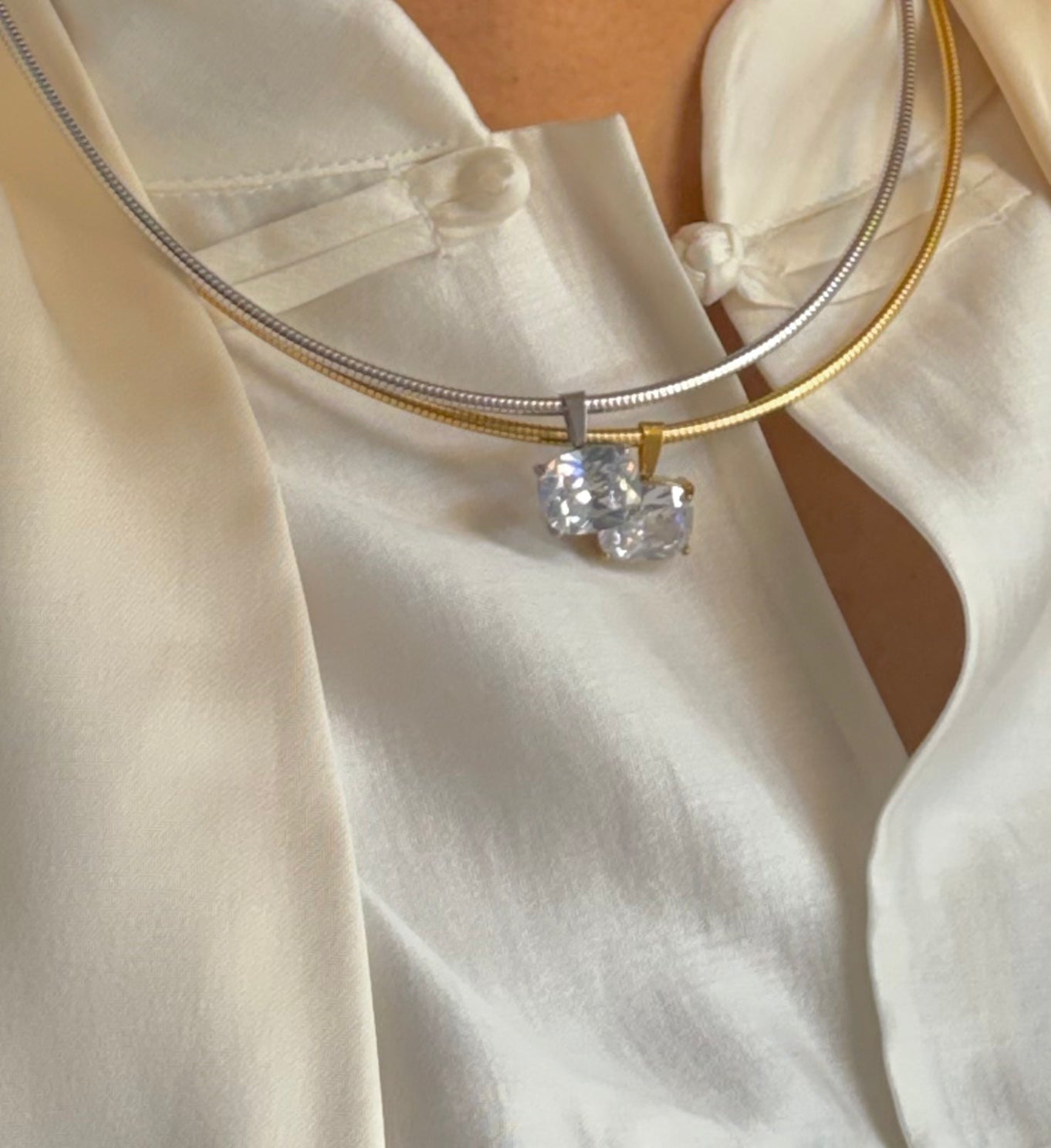 The Margot Solitaire Necklace