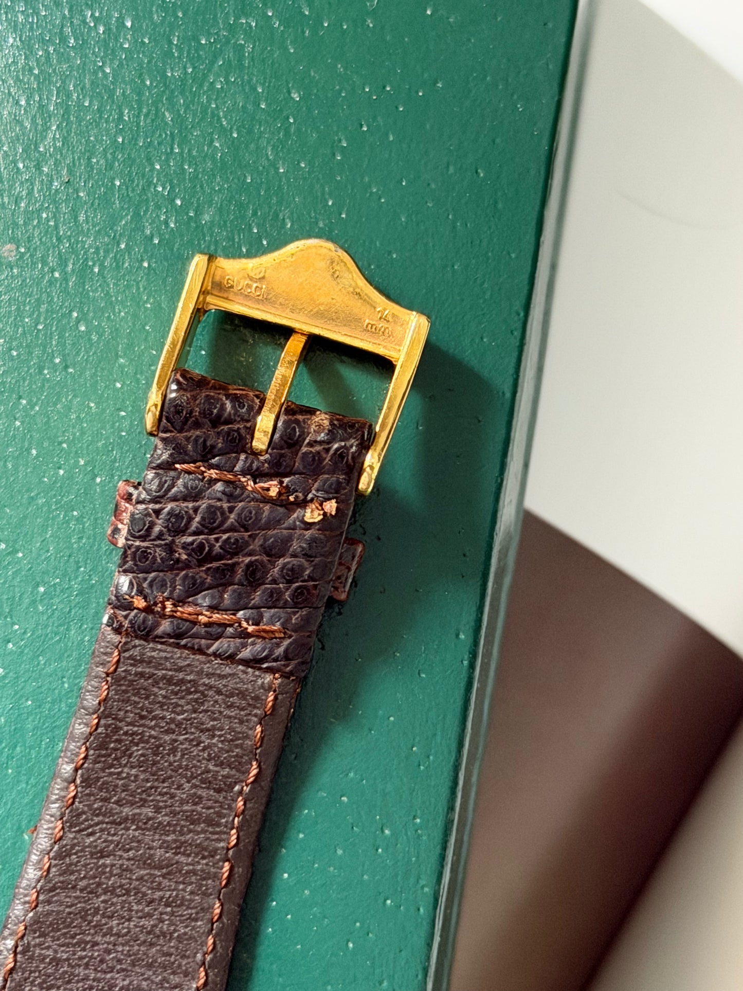 Vintage Gucci 3400M Quartz Watch With Original Strap & Box