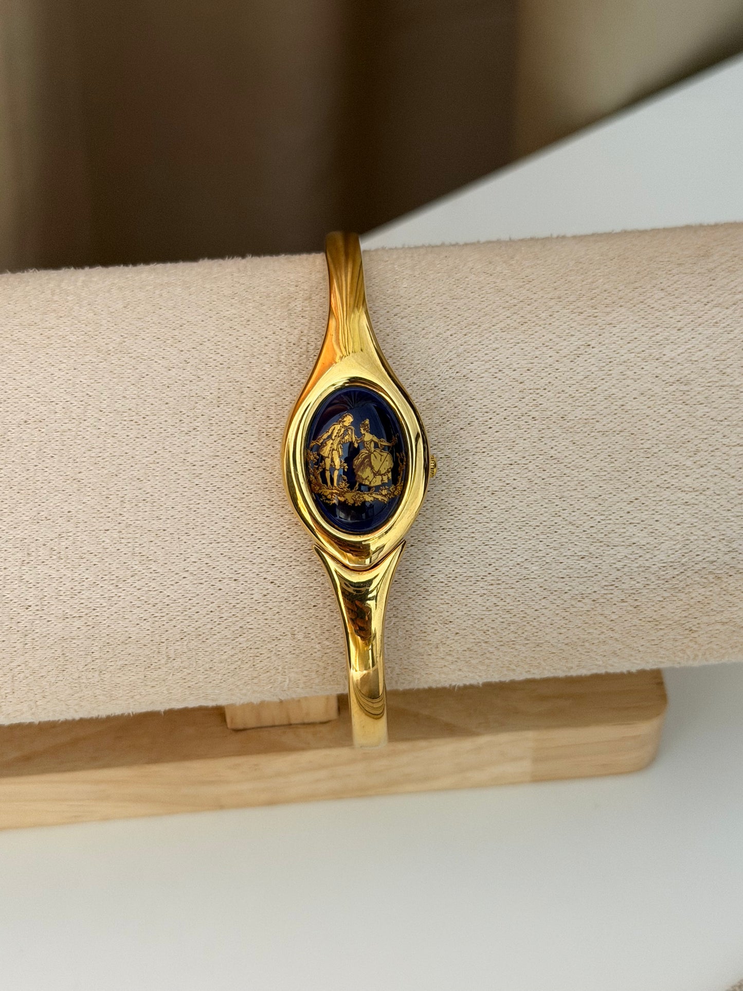 Super Rare Limoges Hidden-Dial Vintage Watch