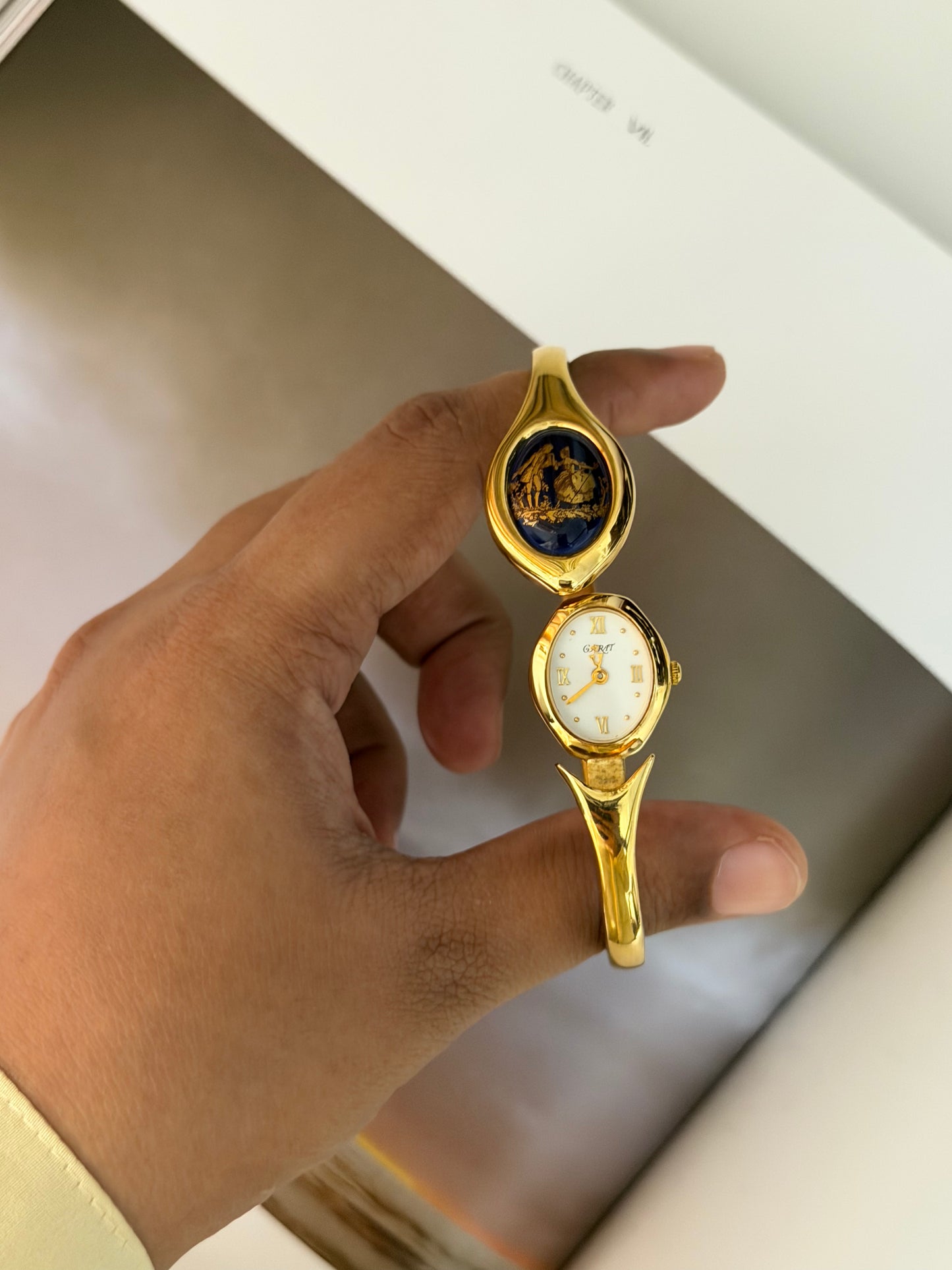 Super Rare Limoges Hidden-Dial Vintage Watch