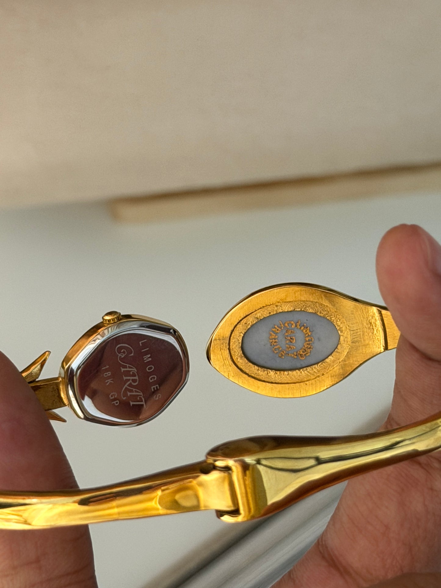 Super Rare Limoges Hidden-Dial Vintage Watch