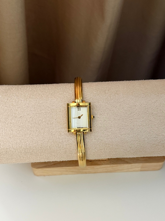Vintage YSL Quartz Bangle Watch
