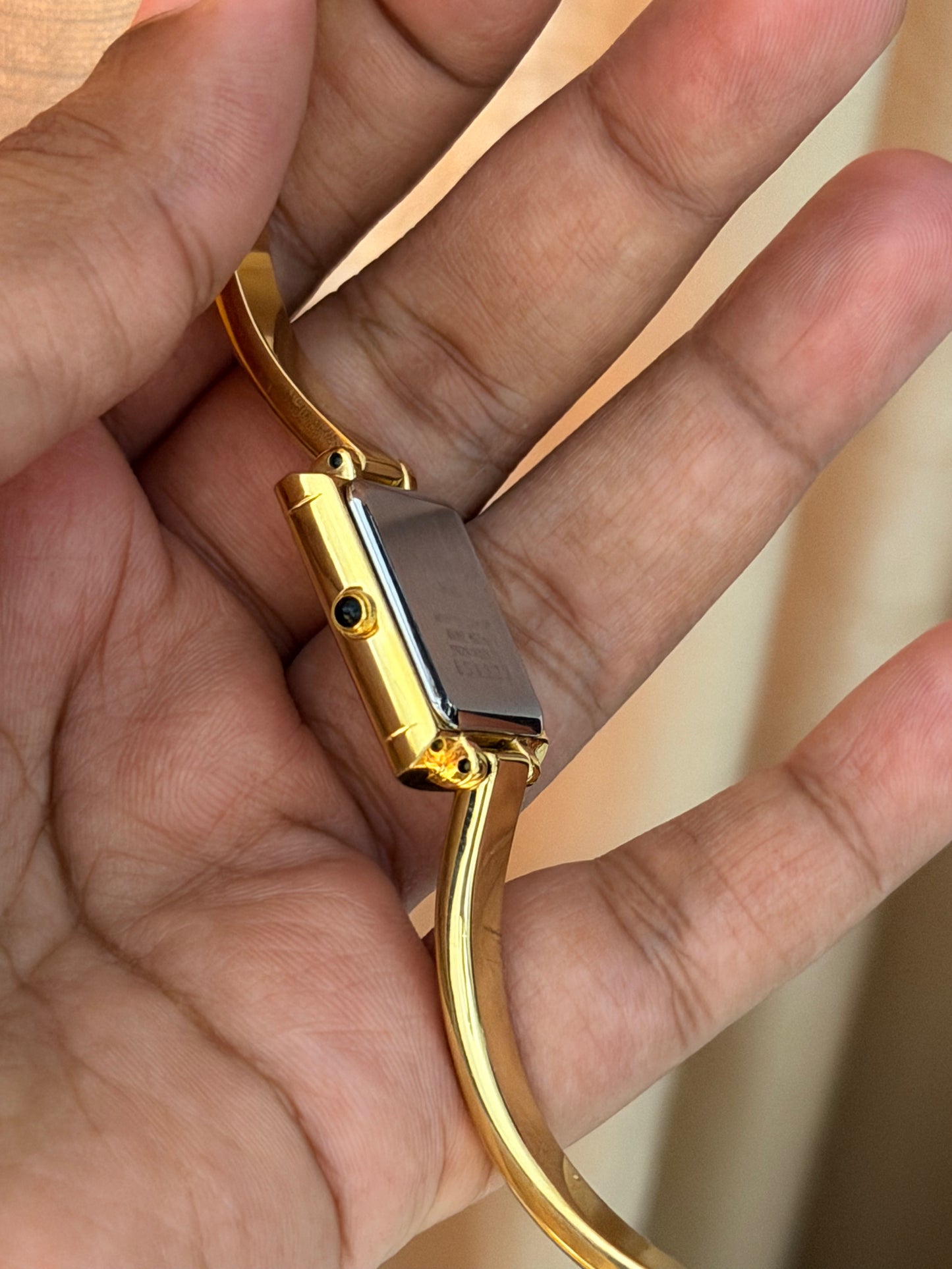 Vintage YSL Quartz Bangle Watch