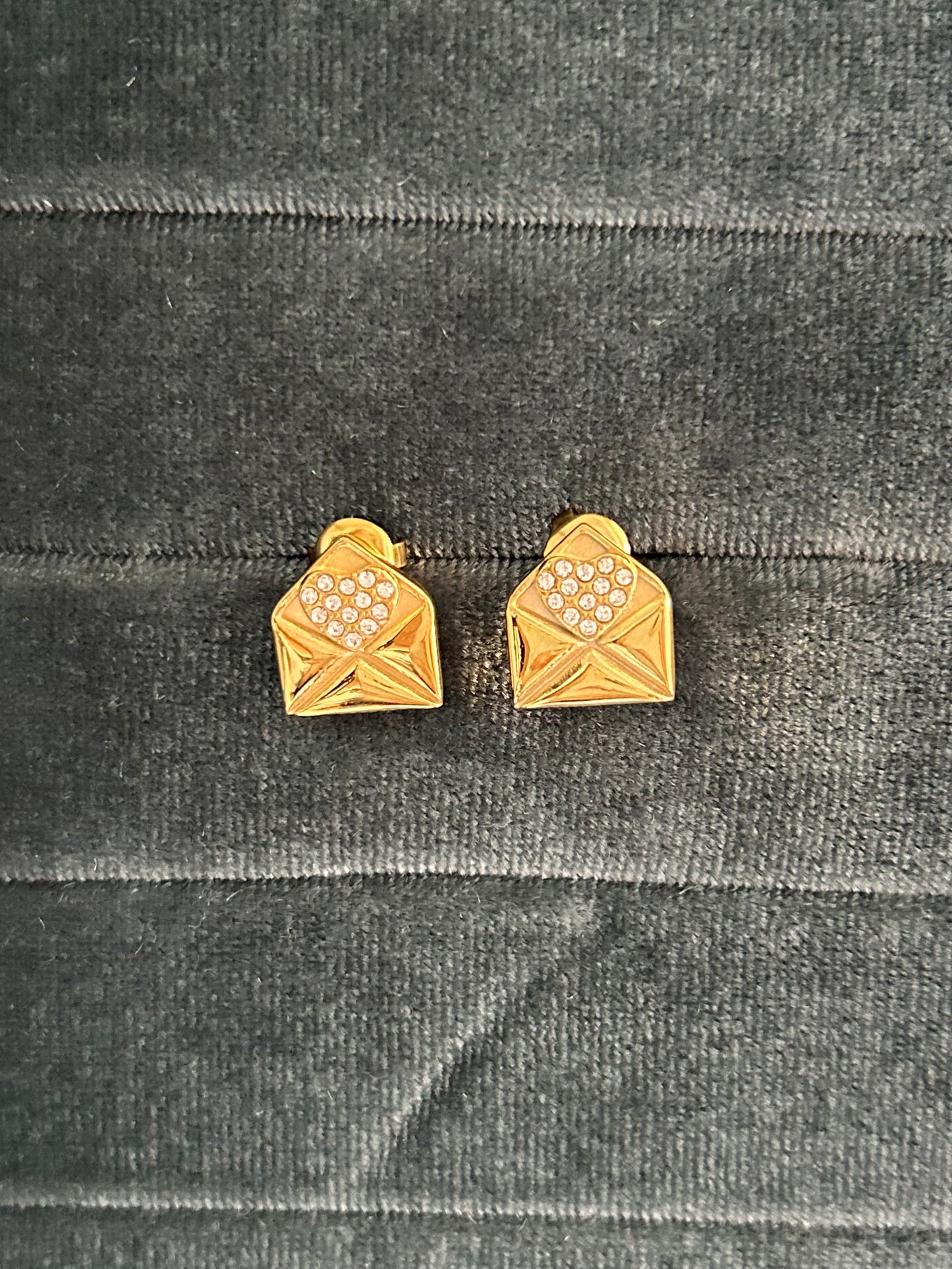 Love Letter Zircon Earrings