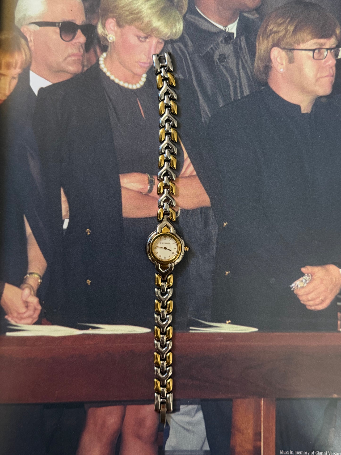 Vintage YSL Two-Tone Watch