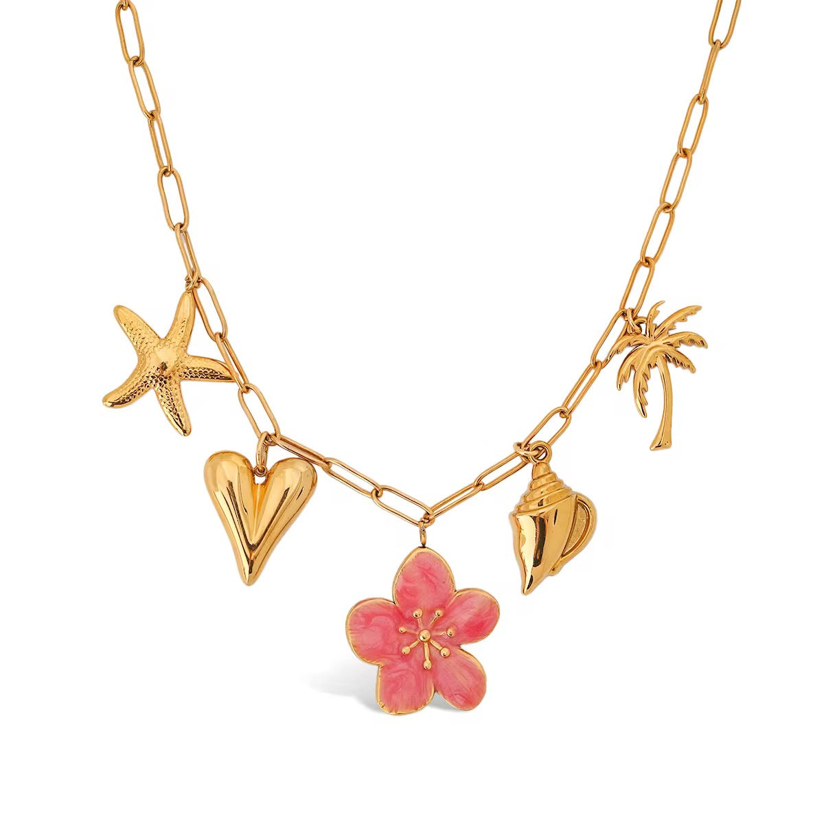 Nami Hibiscus Summer Charm Necklace