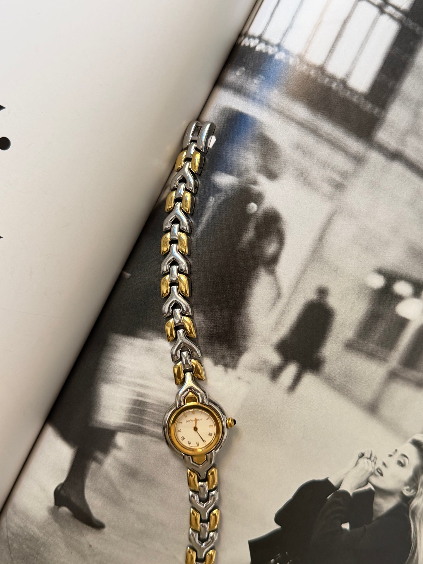Vintage YSL Two-Tone Watch