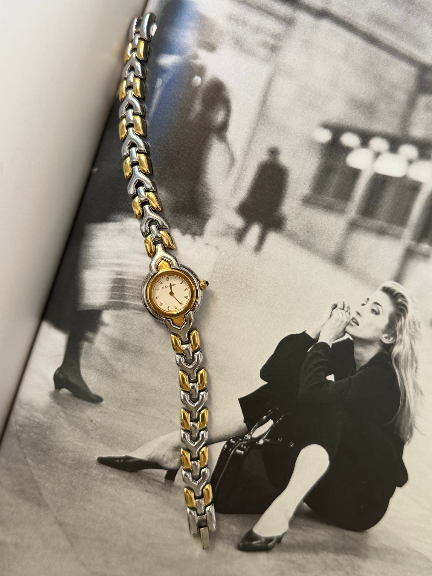 Vintage YSL Two-Tone Watch