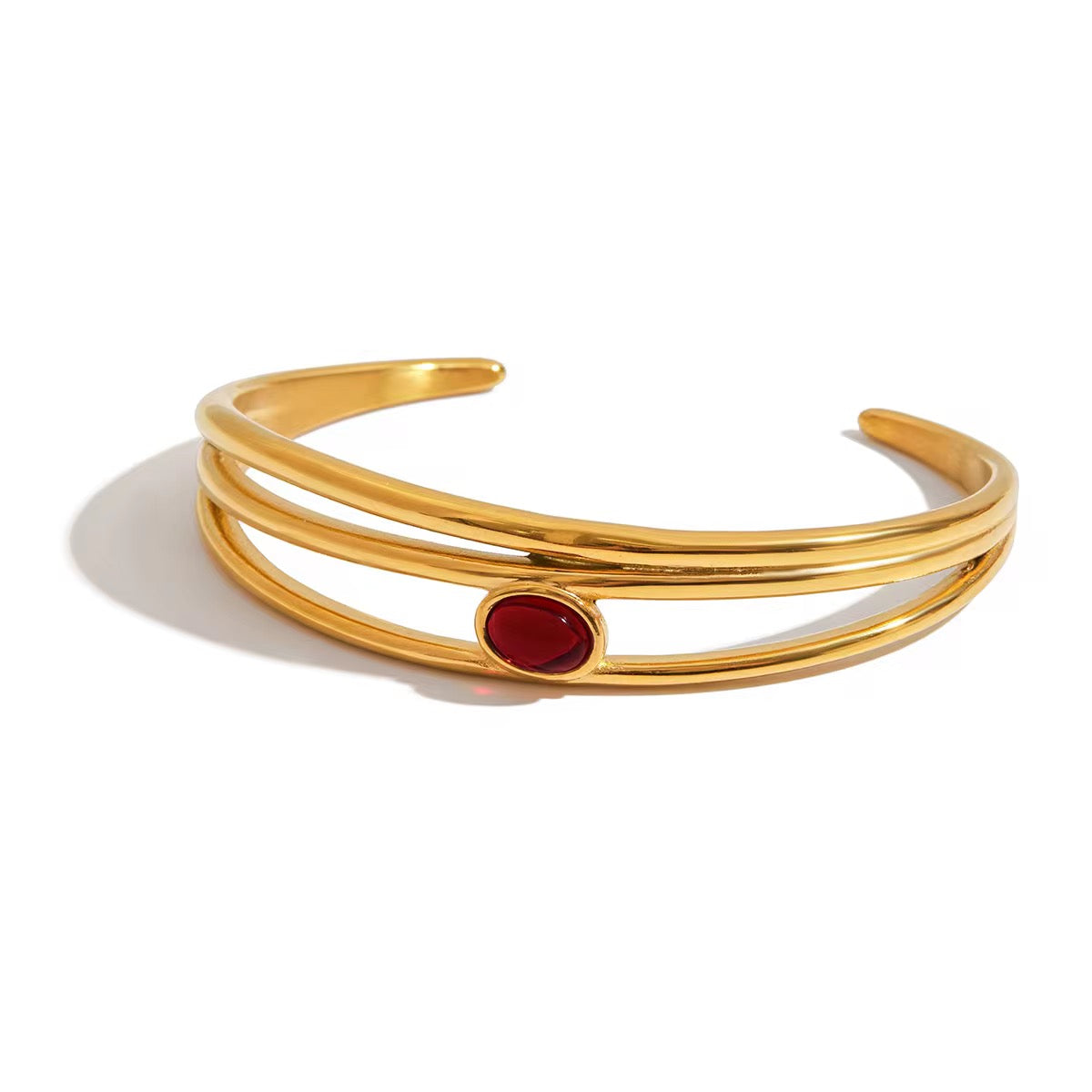 Crimson Heir Cuff Bracelet