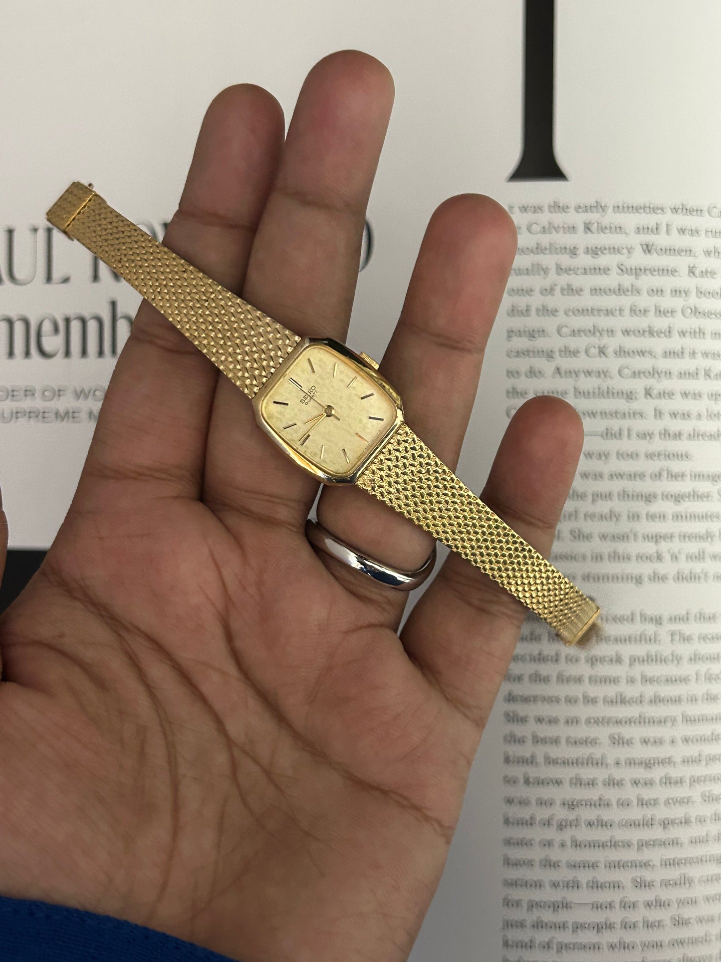 Seiko Textured Dial Vintage Watch
