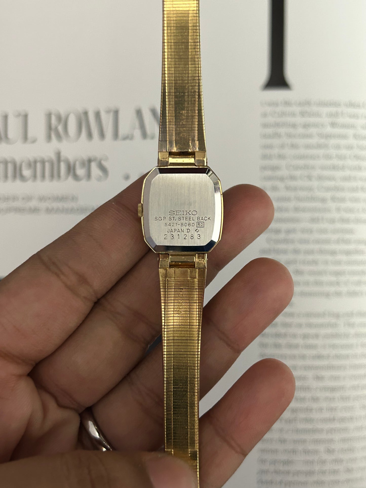 Seiko Textured Dial Vintage Watch
