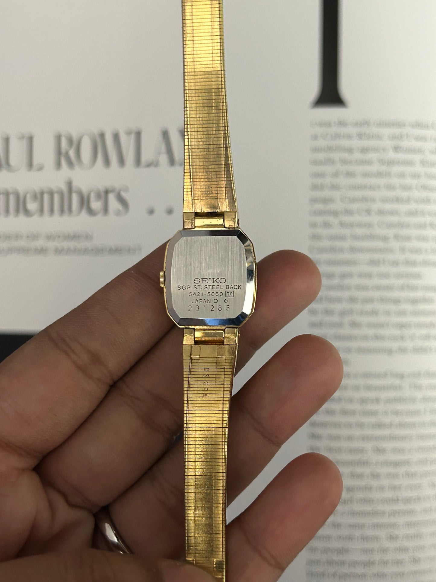 Seiko Textured Dial Vintage Watch