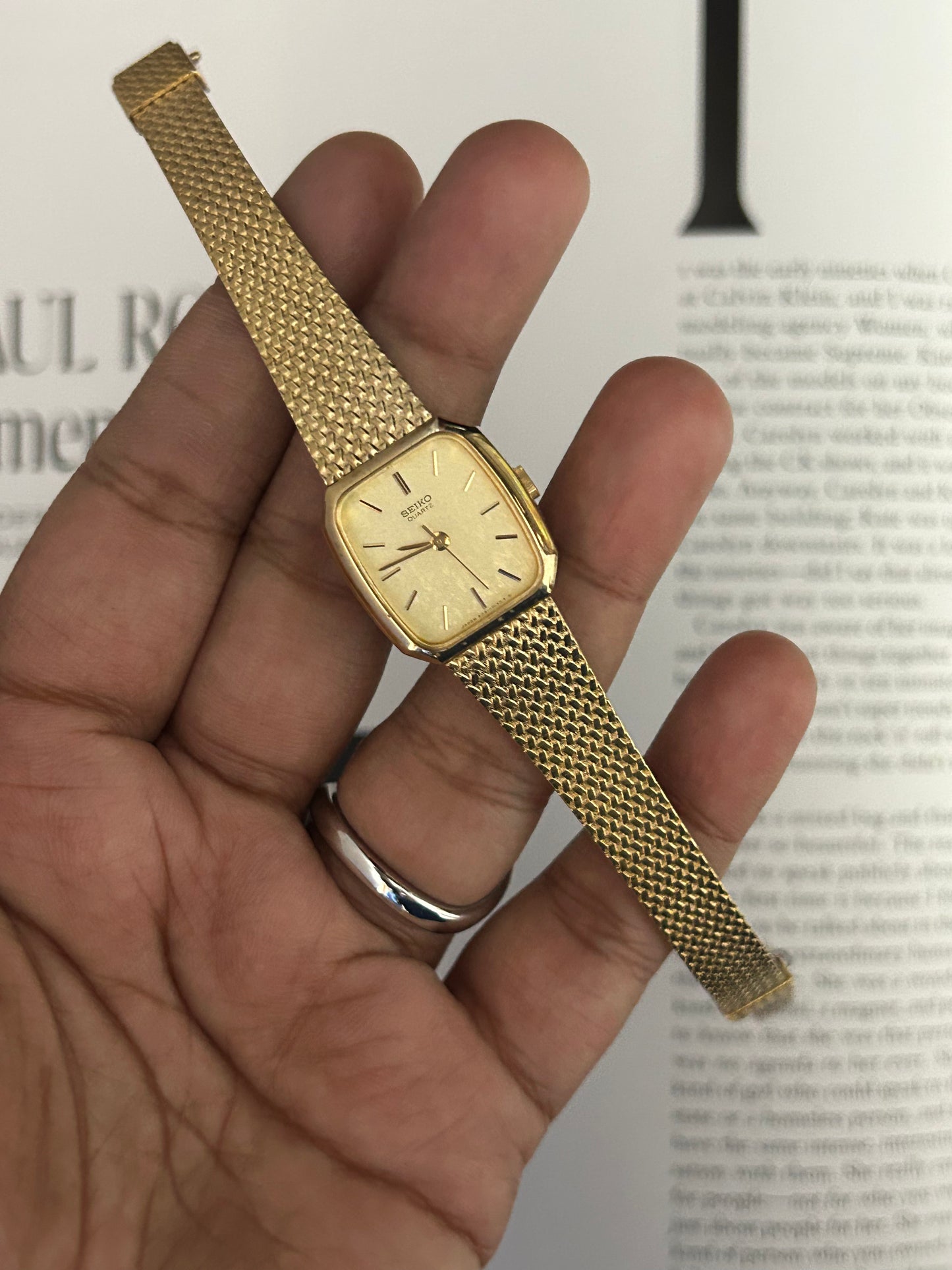 Seiko Textured Dial Vintage Watch