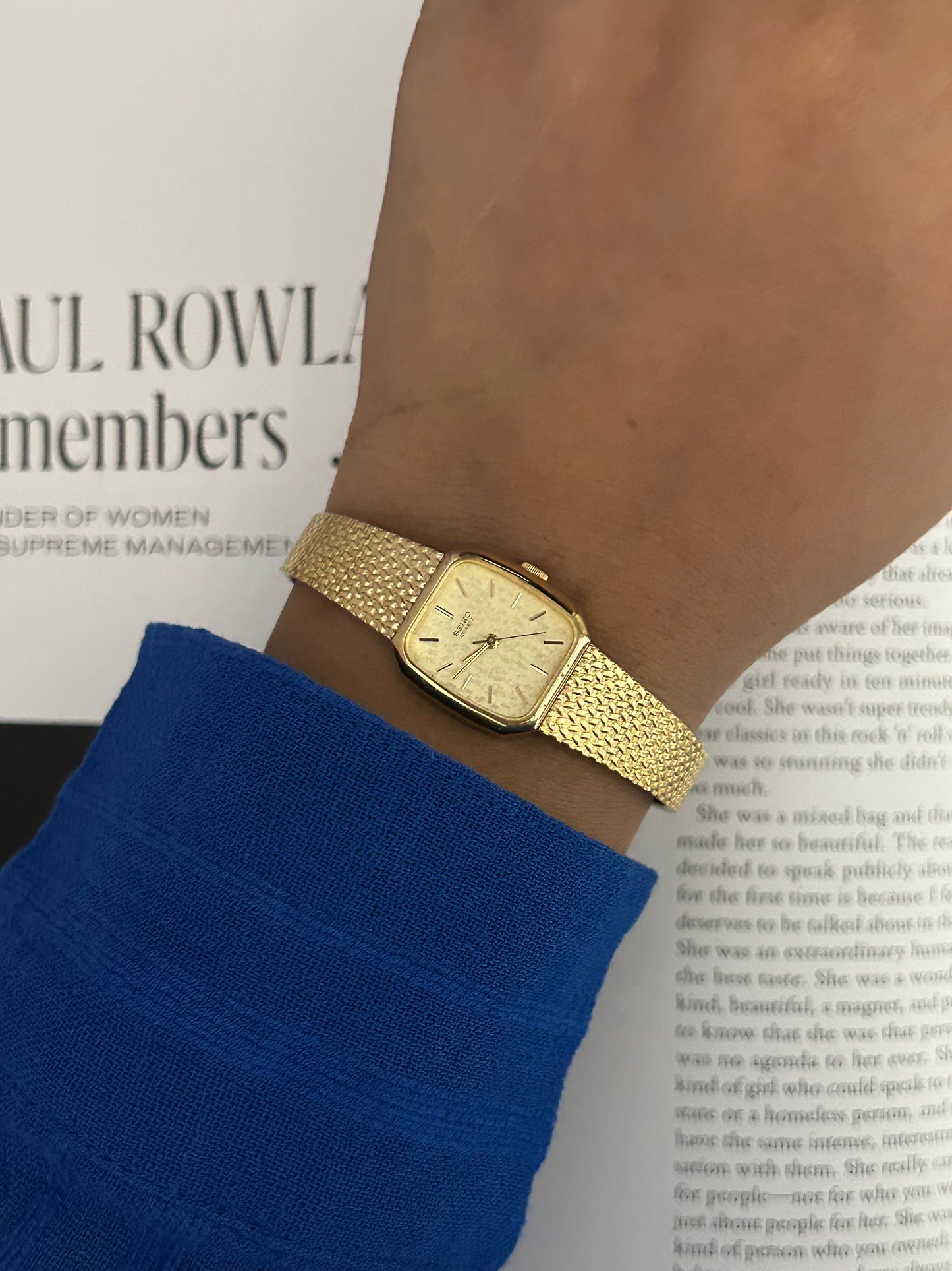 Seiko Textured Dial Vintage Watch