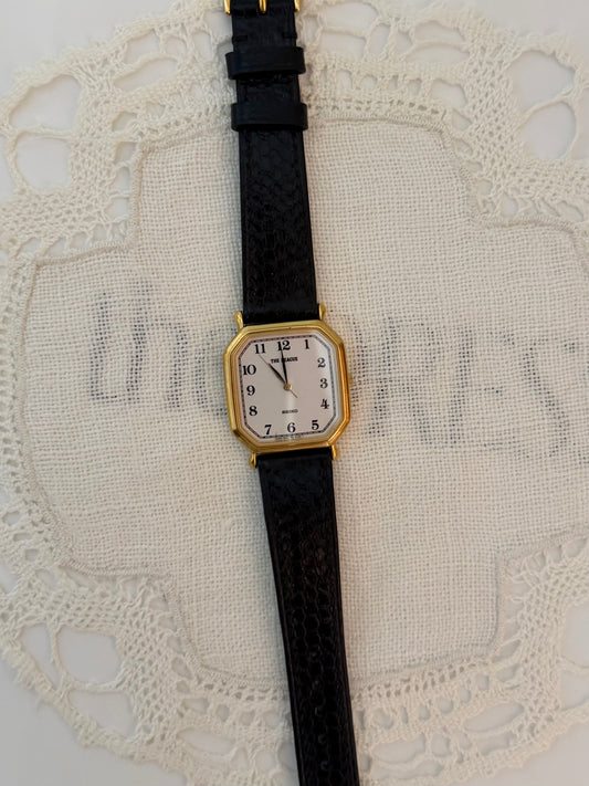 Vintage Seiko The League Quartz Tank Watch