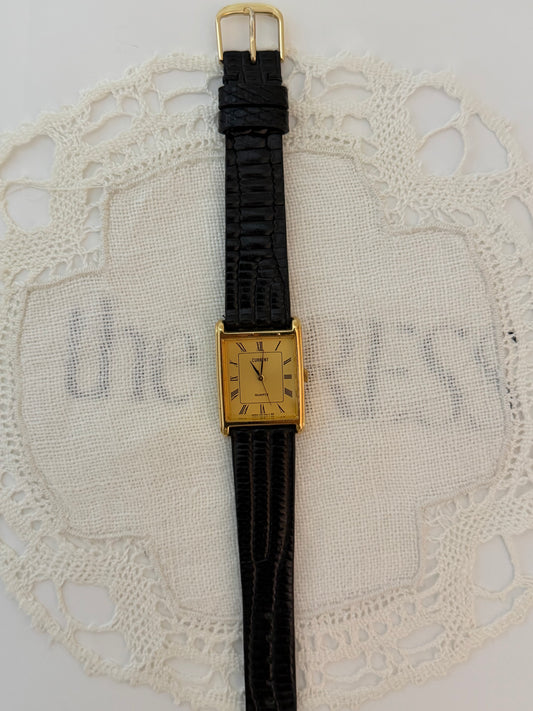 Vintage CURRENT Quartz Tank Watch