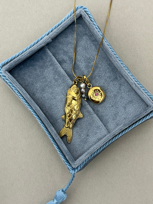 Whispering Koi Fish Necklace