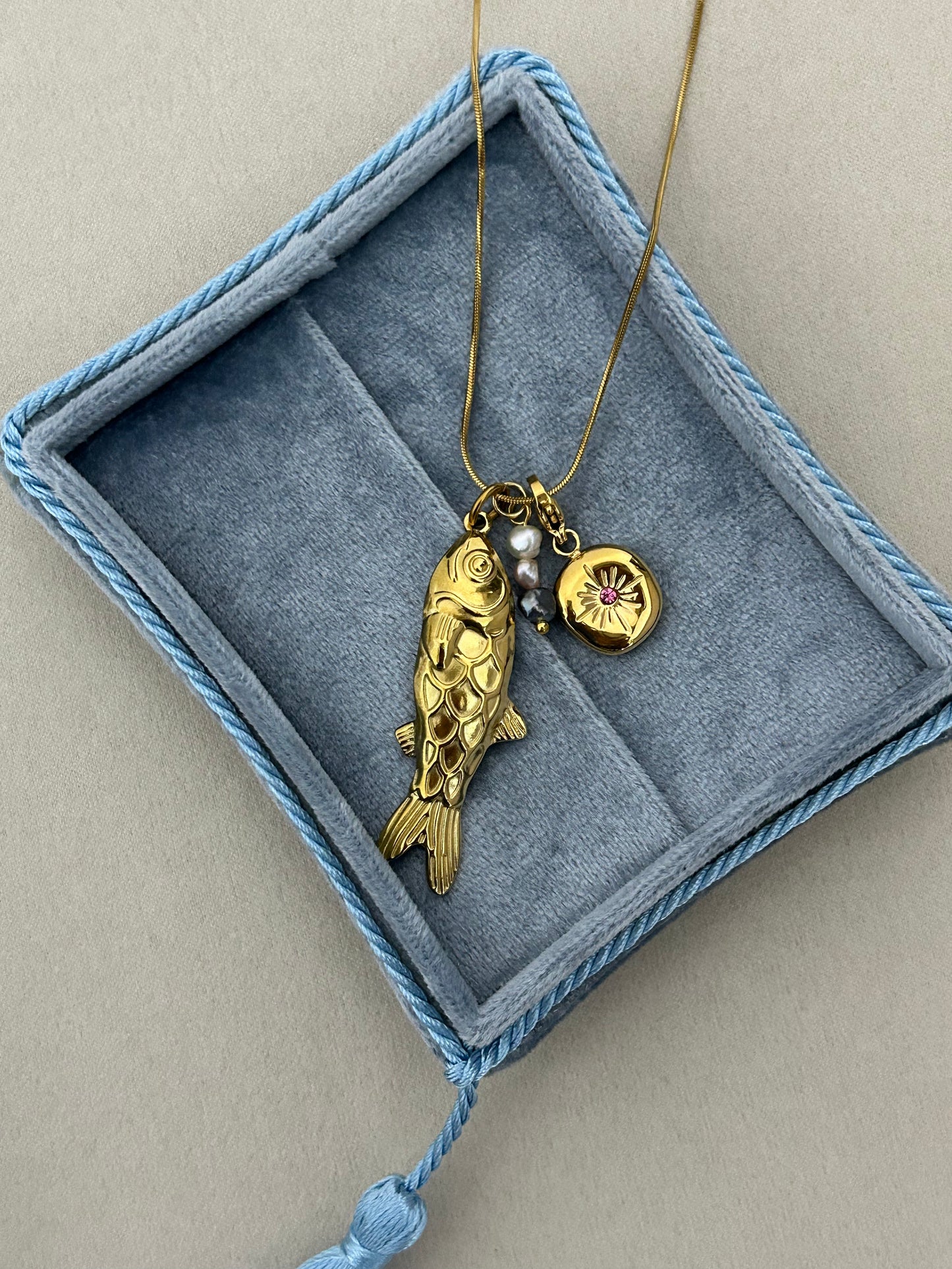 Whispering Koi Fish Necklace