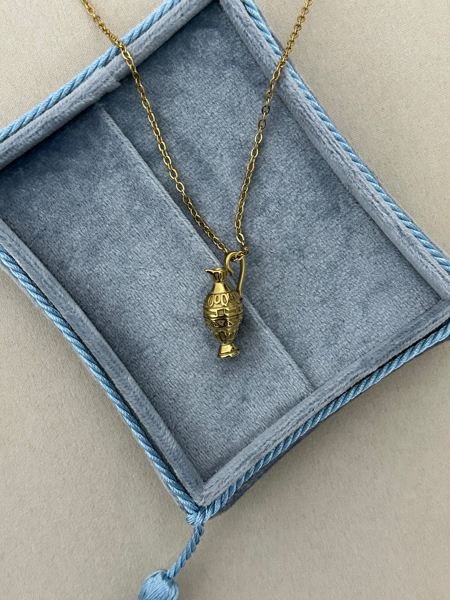 Golden Amphora Necklace