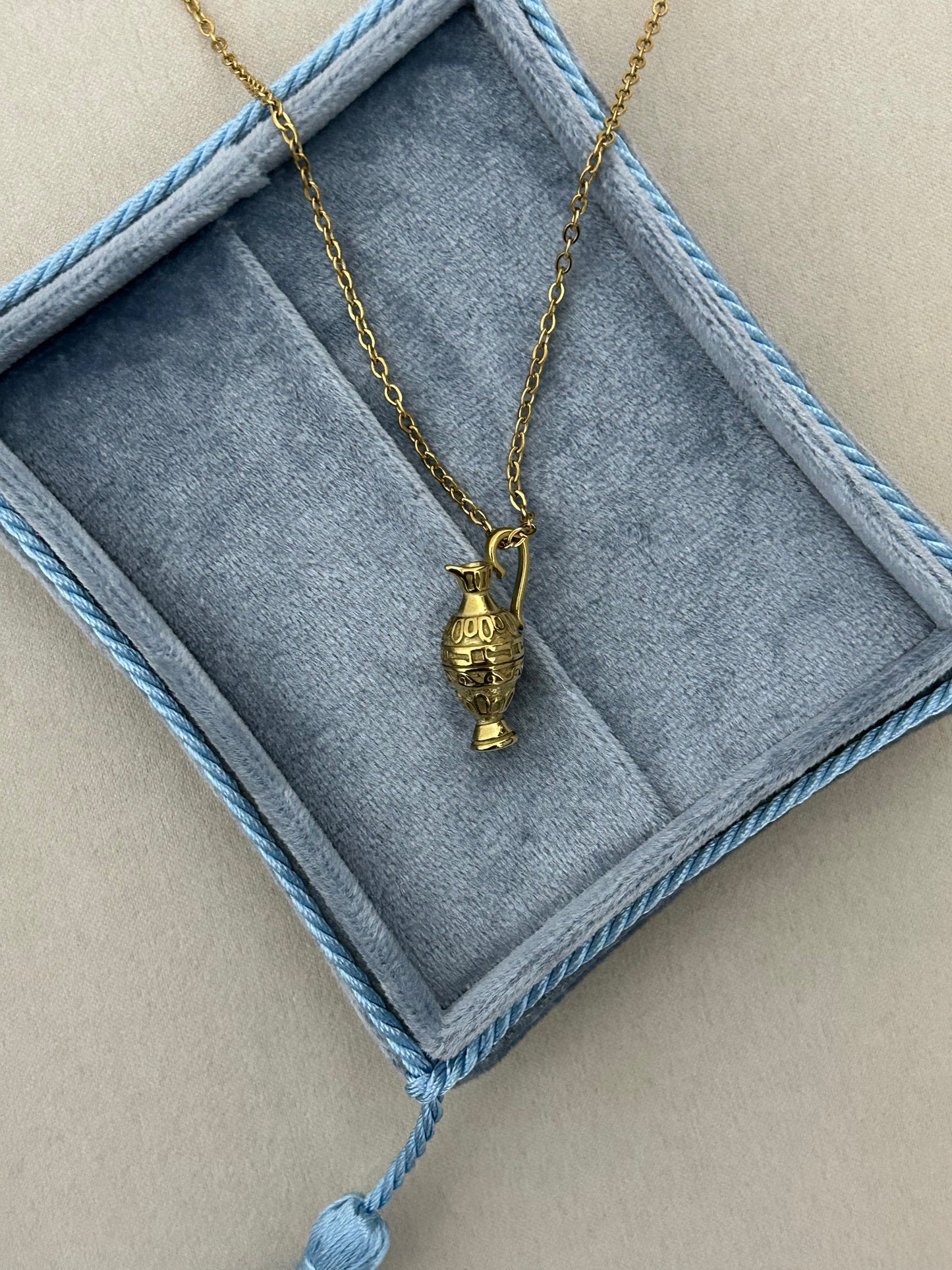 Golden Amphora Necklace