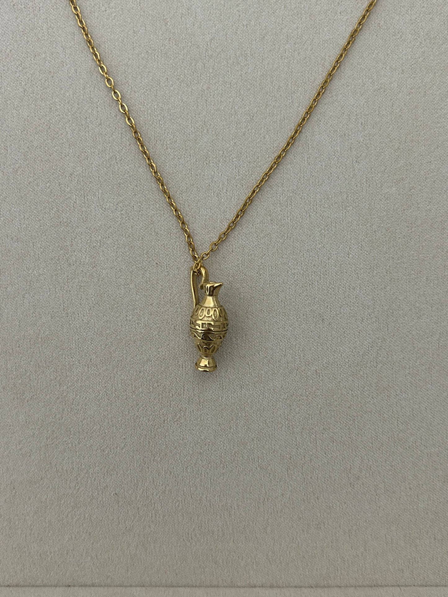 Golden Amphora Necklace