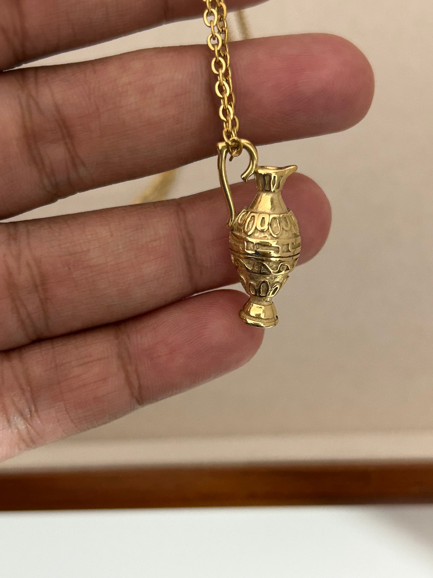 Golden Amphora Necklace