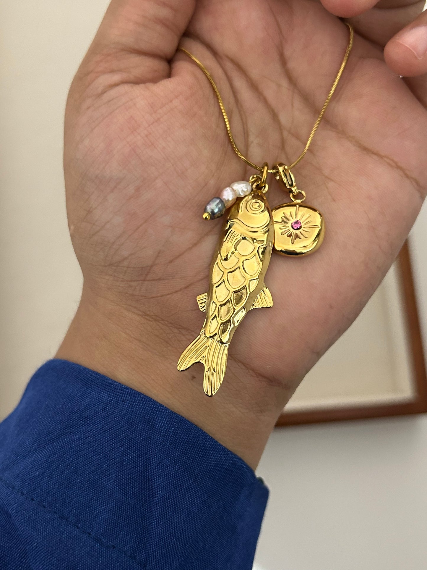 Whispering Koi Fish Necklace