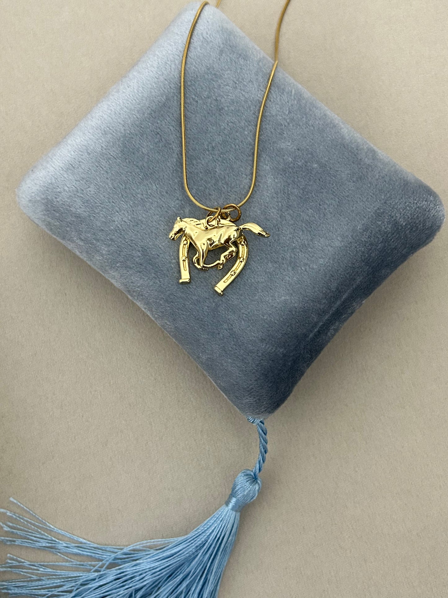 Golden Gallop Necklace