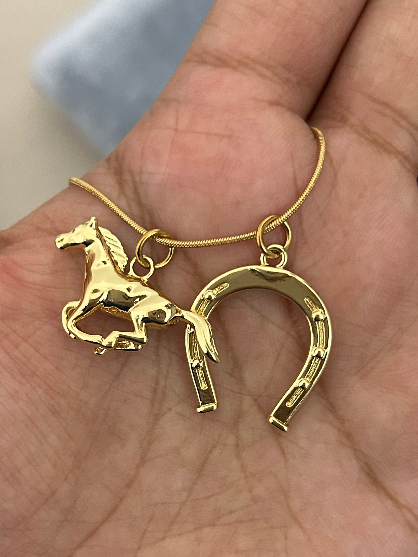 Golden Gallop Necklace