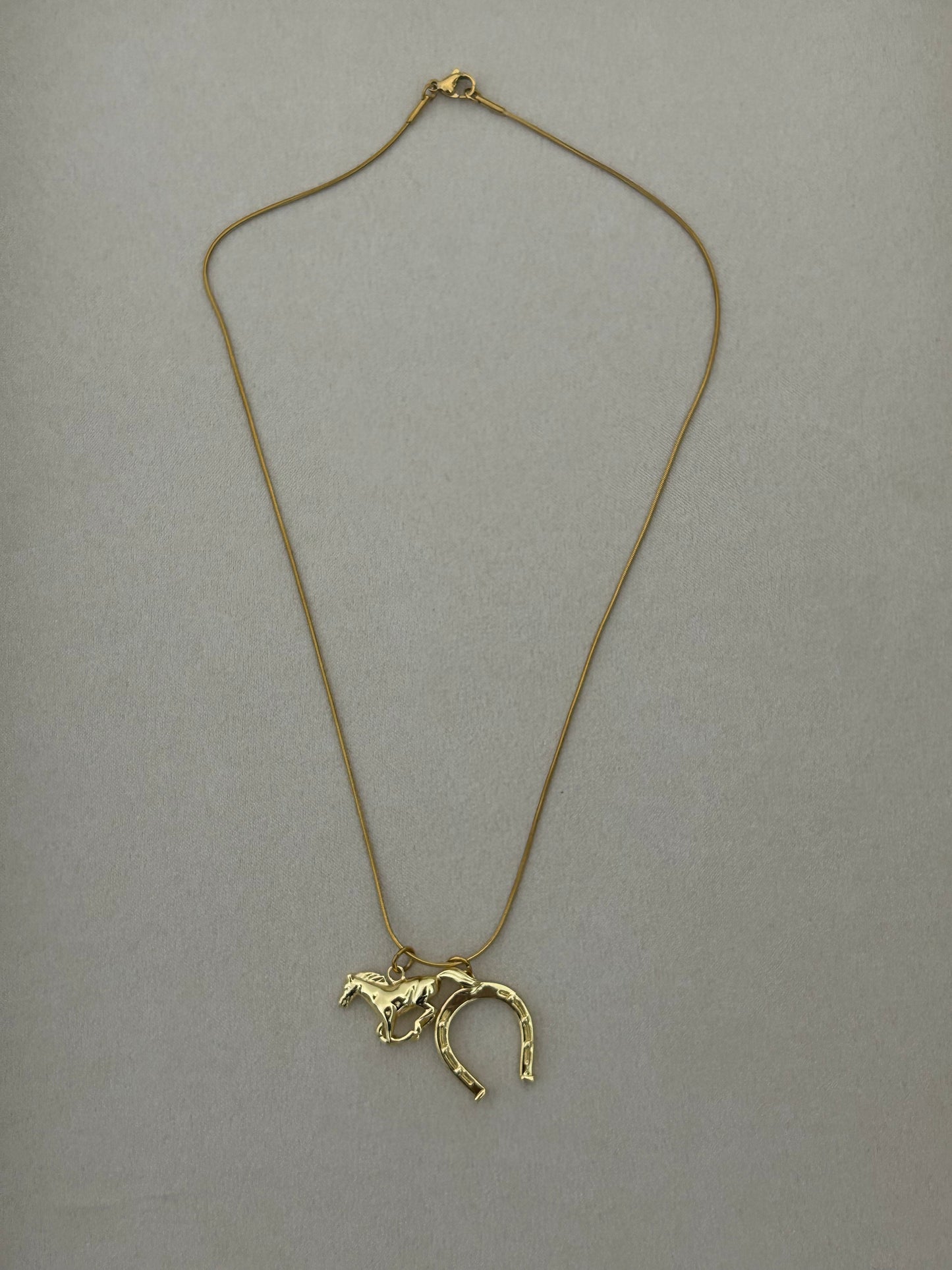 Golden Gallop Necklace